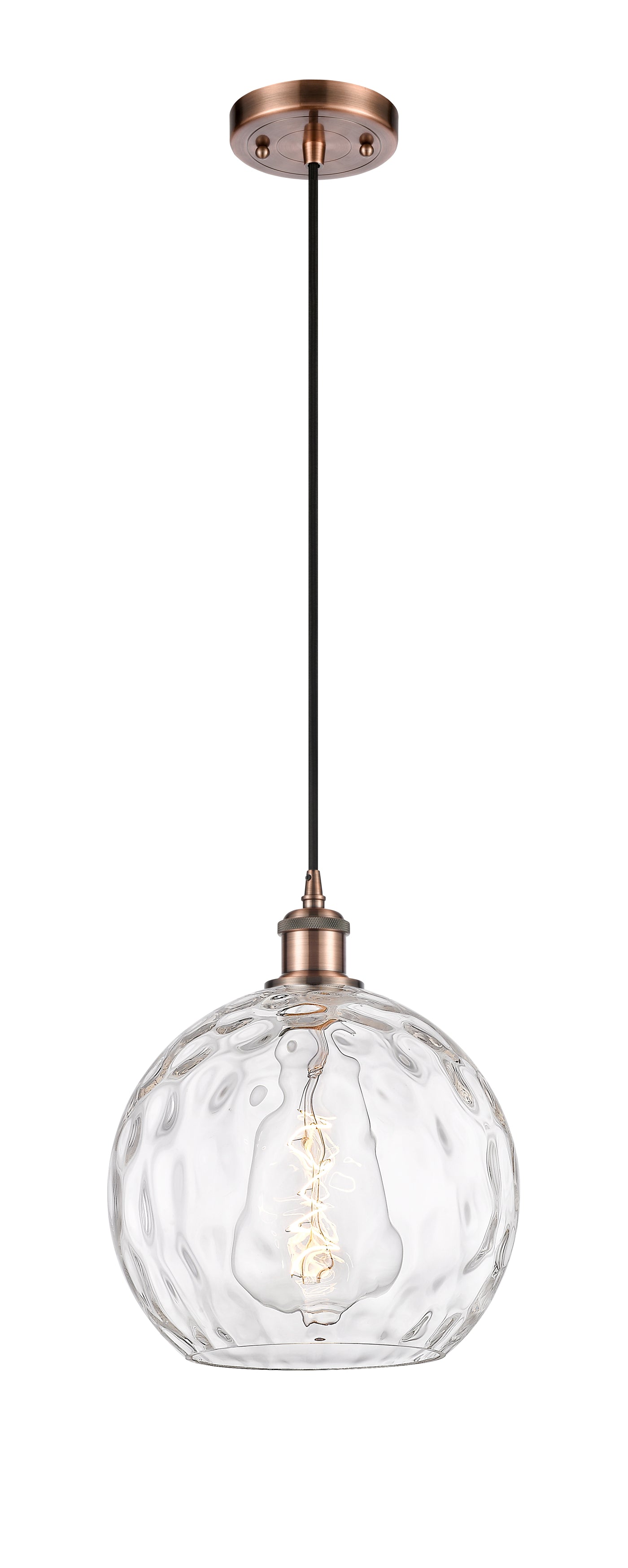 Ballston Mini Pendant Antique Brass Finish