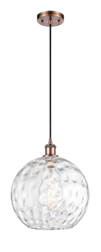 Ballston Mini Pendant Antique Brass 12 Inch