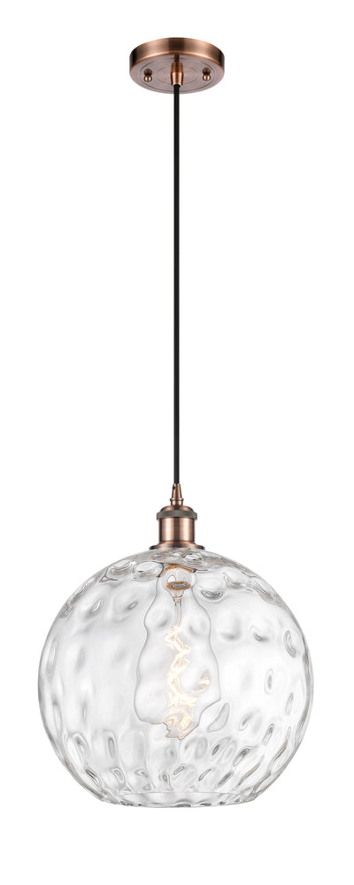 Ballston Mini Pendant Antique Brass 12 Inch