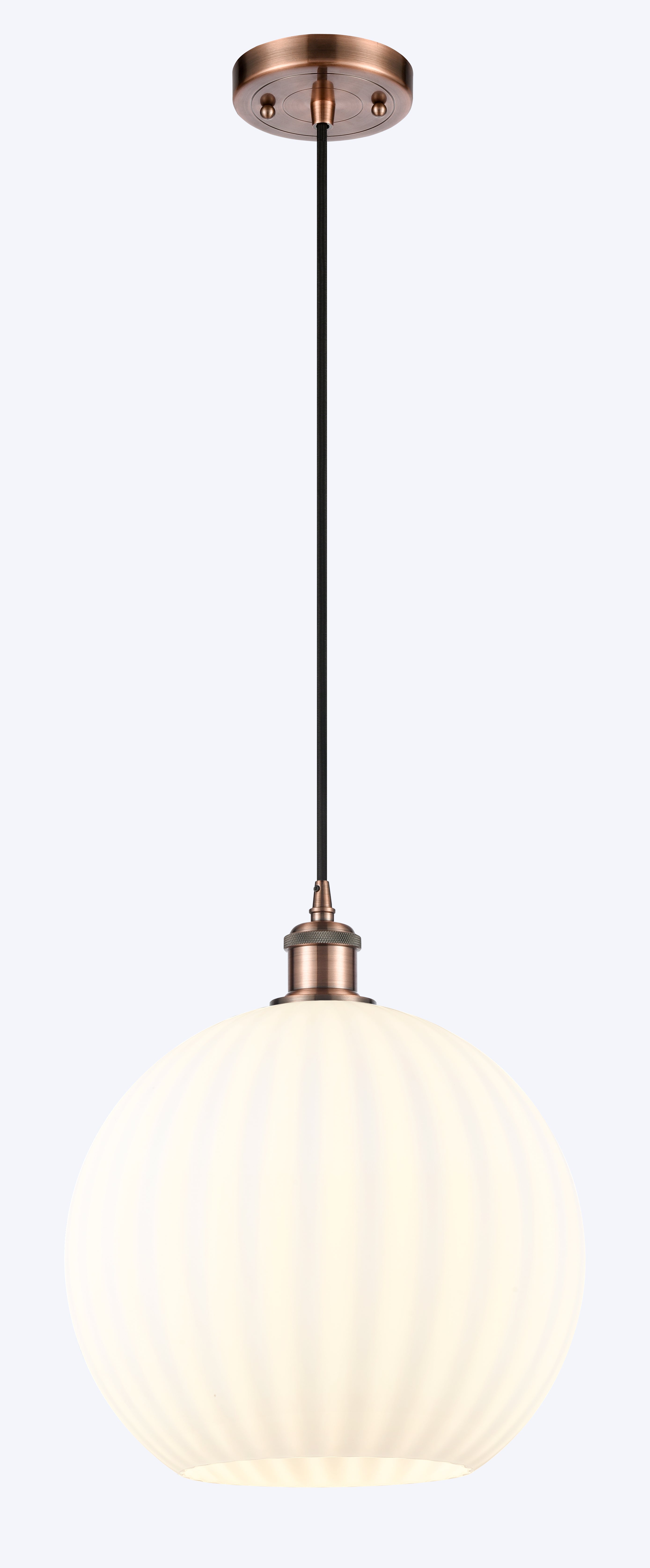 Ballston Mini Pendant Antique Brass Finish