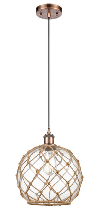 Ballston Mini Pendant Antique Brass Finish