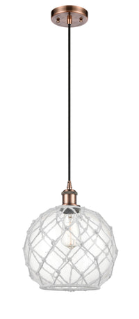 Ballston Mini Pendant Antique Brass Finish