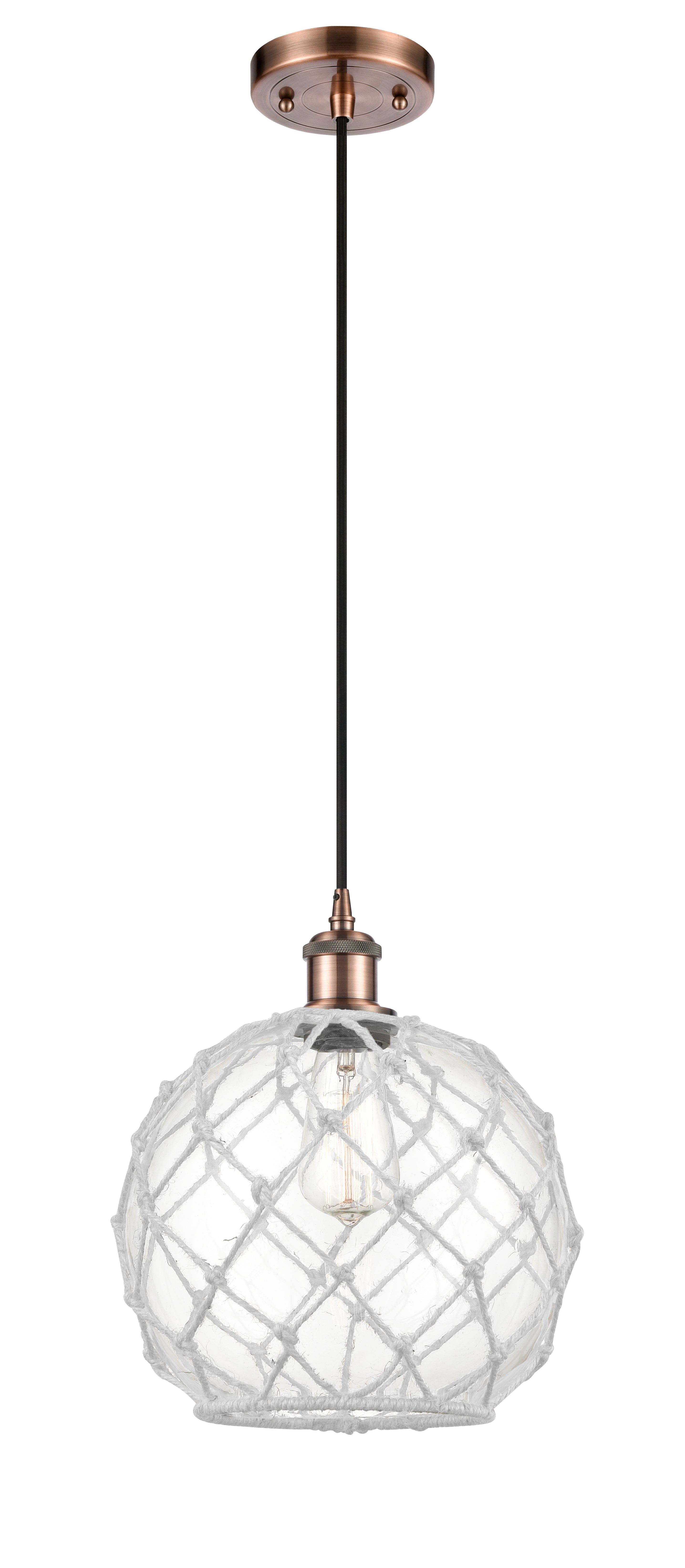 Ballston Mini Pendant Antique Brass Finish