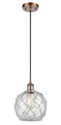 Ballston Mini Pendant Cast Brass 8 Inch