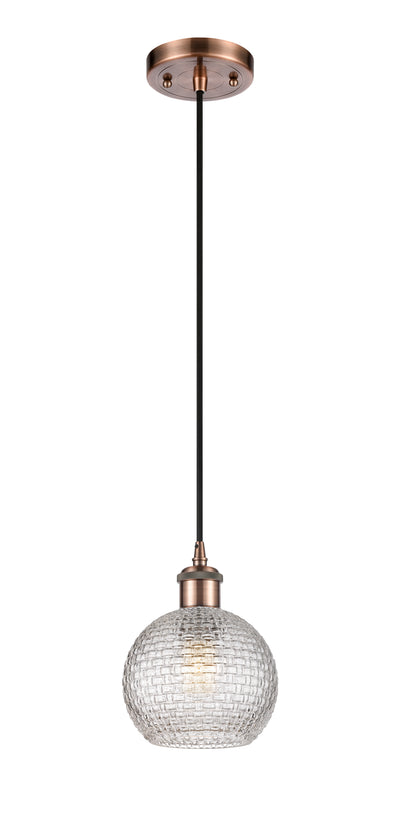 Ballston Mini Pendant Antique Brass Steel