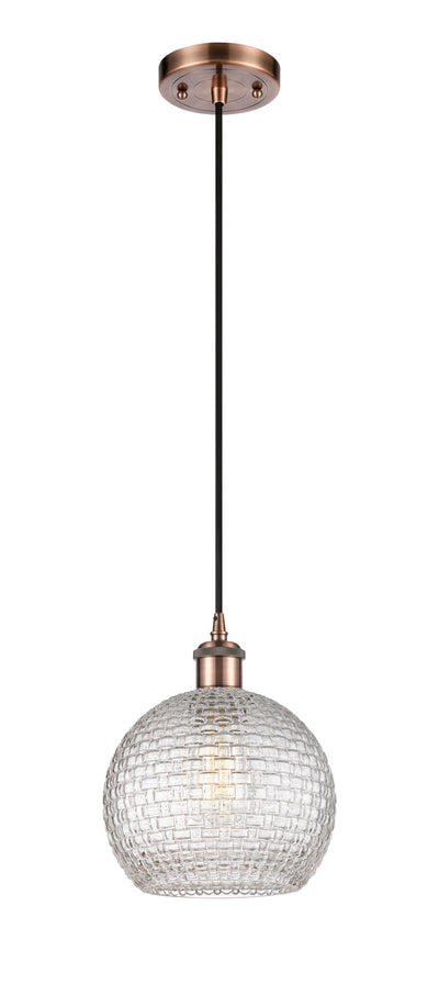 Ballston Mini Pendant Antique Brass Finish