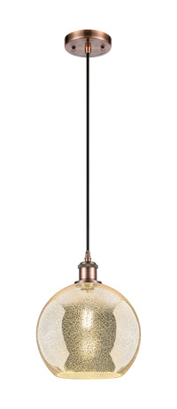 Ballston Mini Pendant Antique Brass Finish