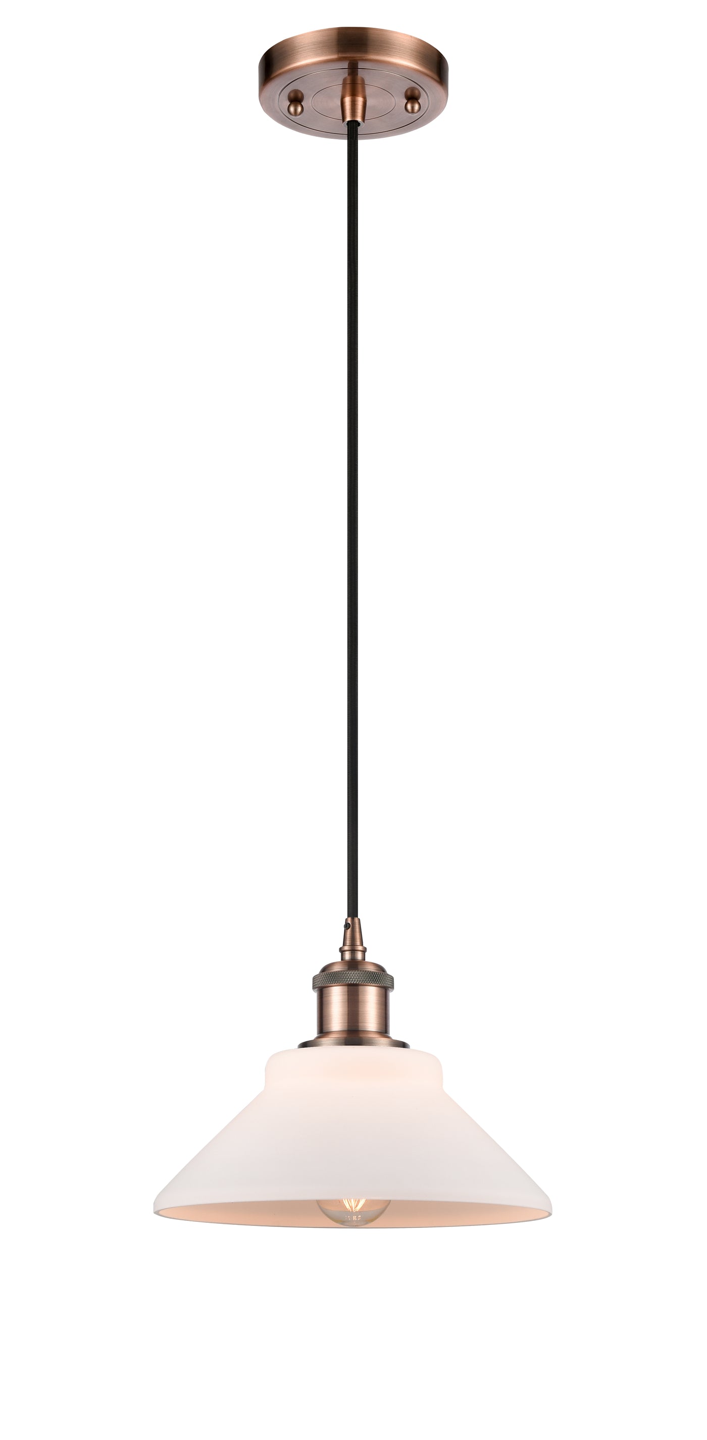 Ballston Mini Pendant Antique Brass