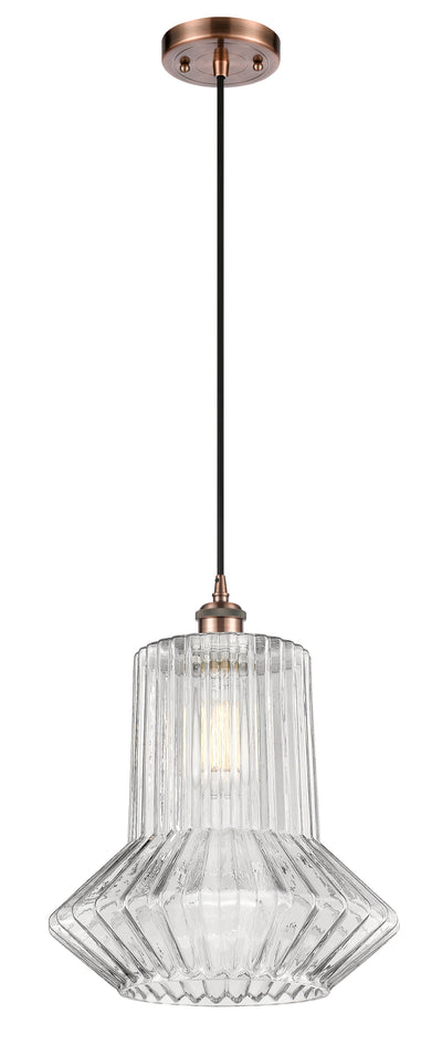 Ballston Mini Pendant Antique Brass Finish