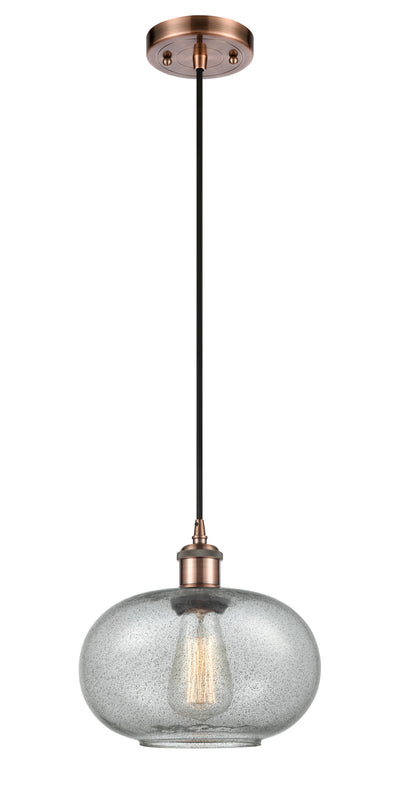 Ballston Mini Pendant Antique Brass Finish