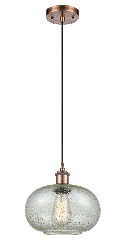 Ballston Mini Pendant Antique Brass Finish