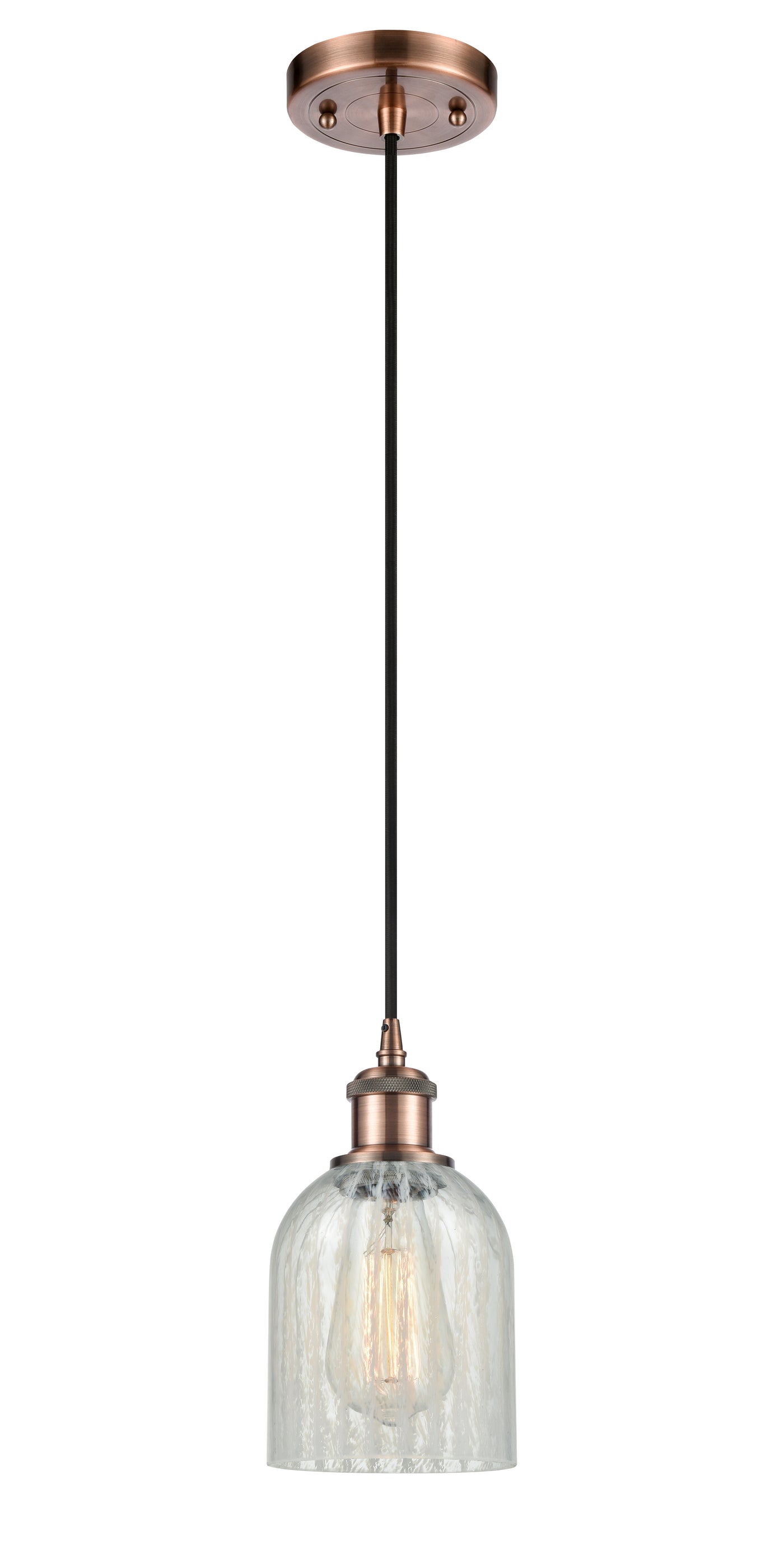 Ballston Mini Pendant Antique Brass Finish