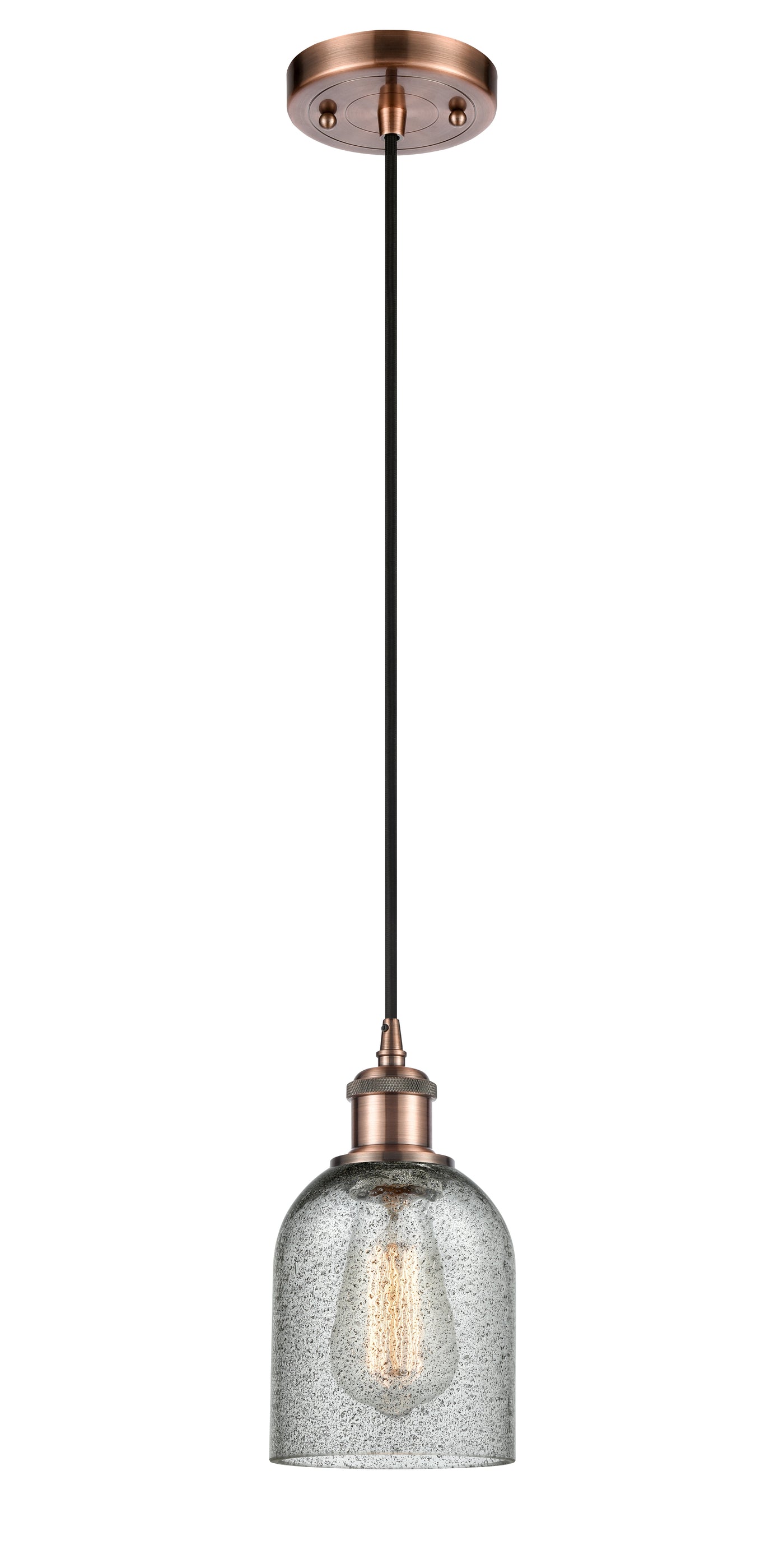 Ballston Mini Pendant Antique Brass Finish