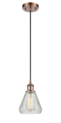 Ballston Mini Pendant Antique Brass 6 Inch