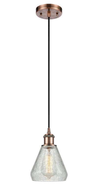 Ballston Mini Pendant Antique Brass Steel
