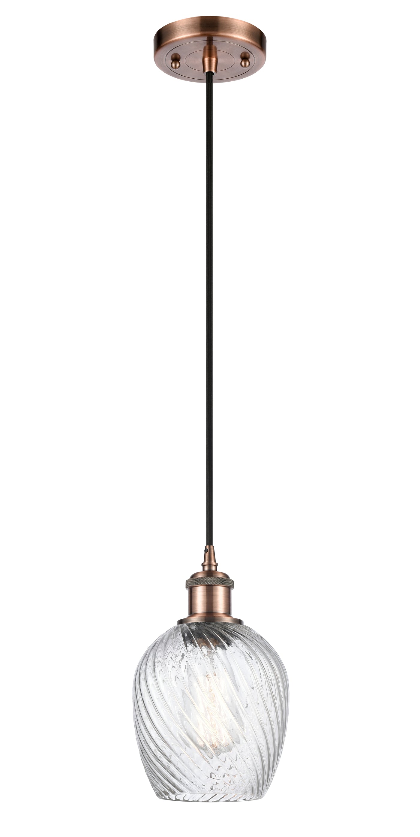 Ballston Mini Pendant Antique Brass Cast