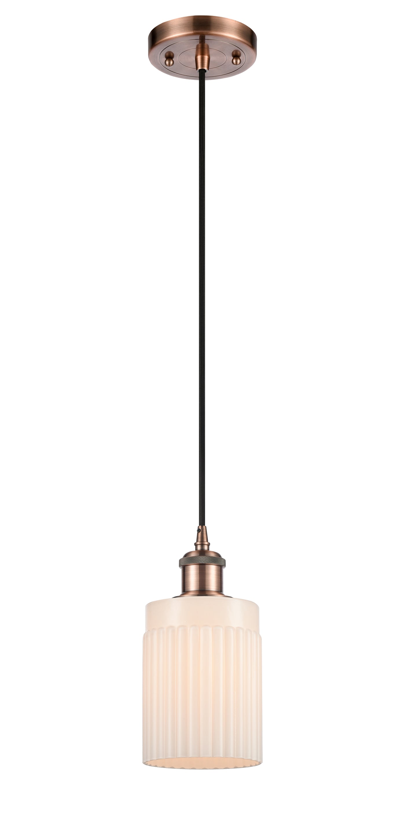 Ballston Mini Pendant Antique Brass Finish
