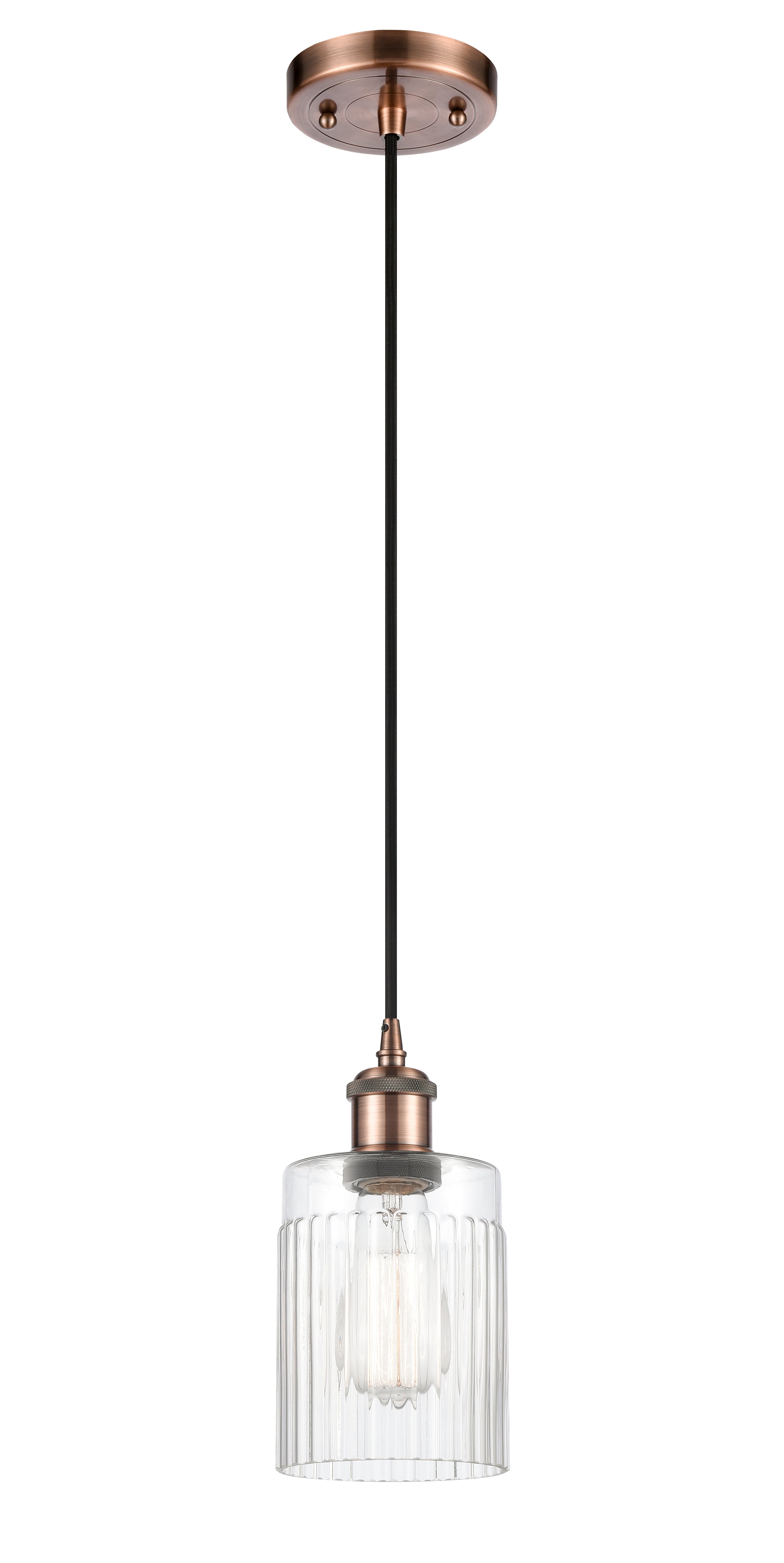 Ballston Mini Pendant Antique Brass Finish