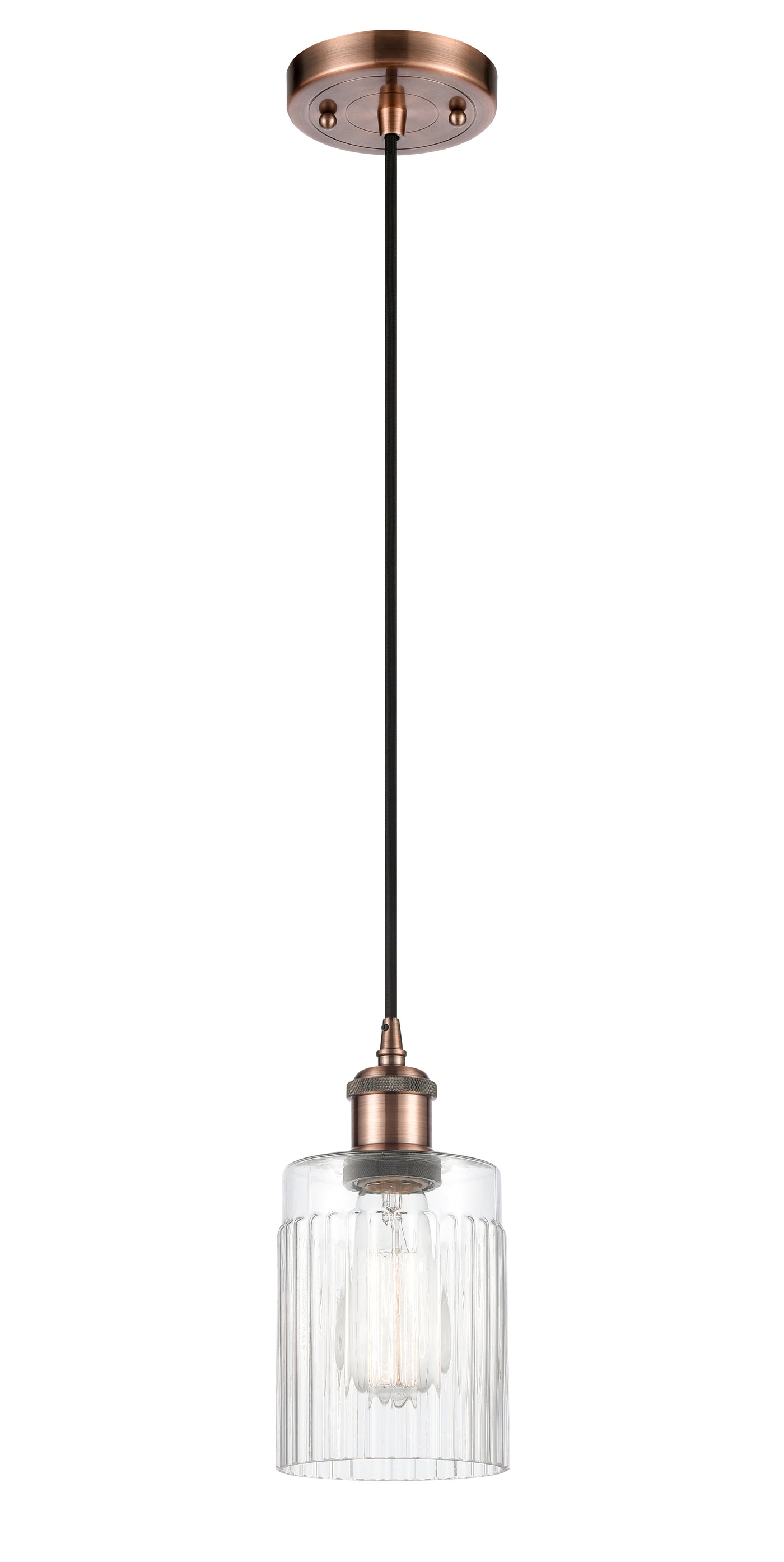 Ballston Mini Pendant Antique Brass Finish