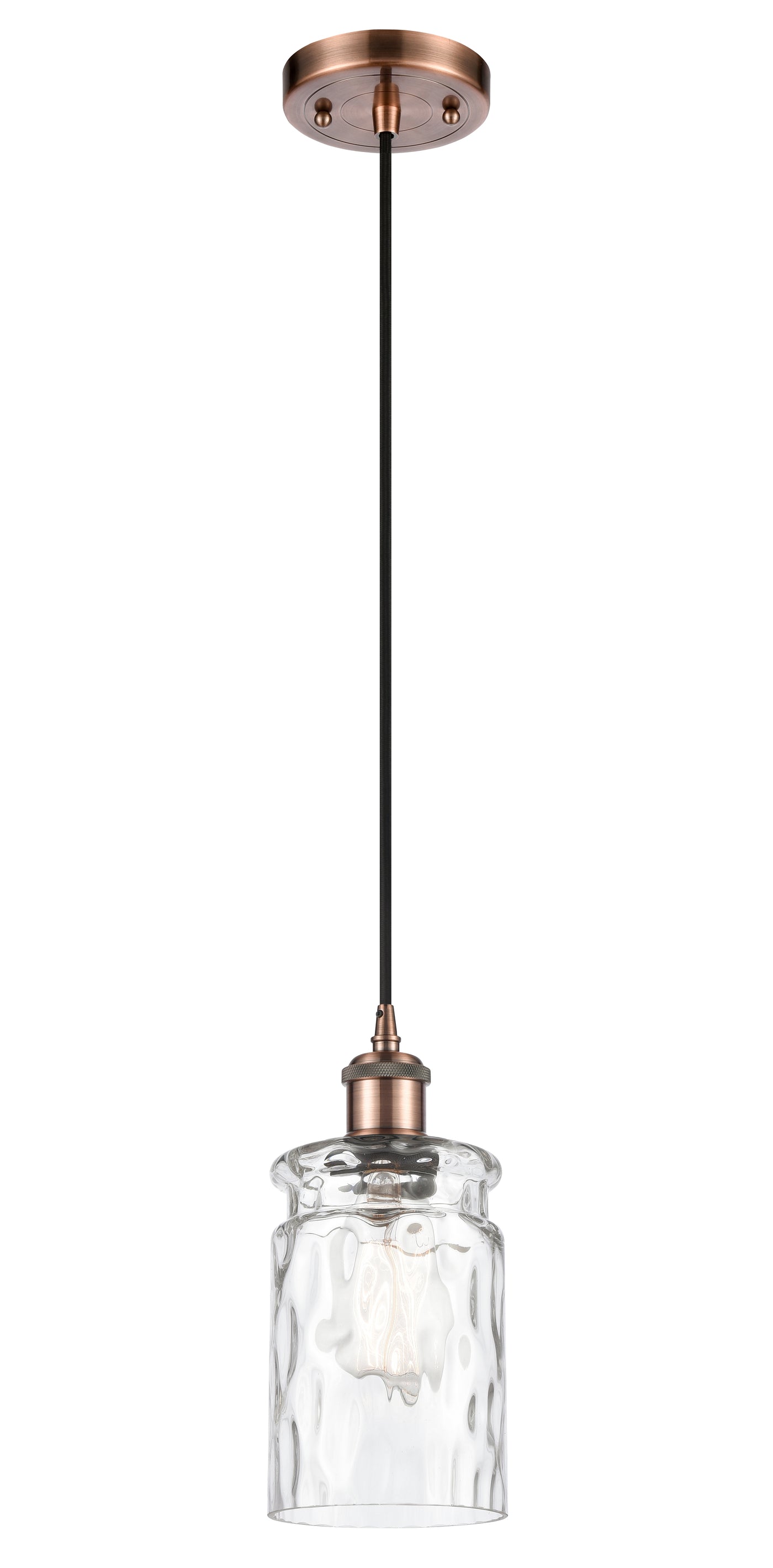 Ballston Mini Pendant Antique Brass Finish