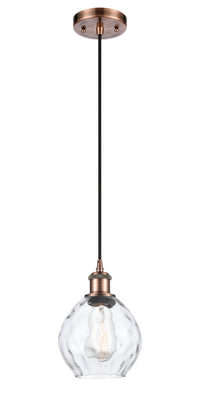 Ballston Mini Pendant Antique Brass Finish