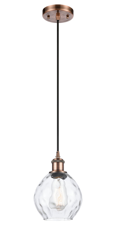 Ballston Mini Pendant Antique Brass Finish