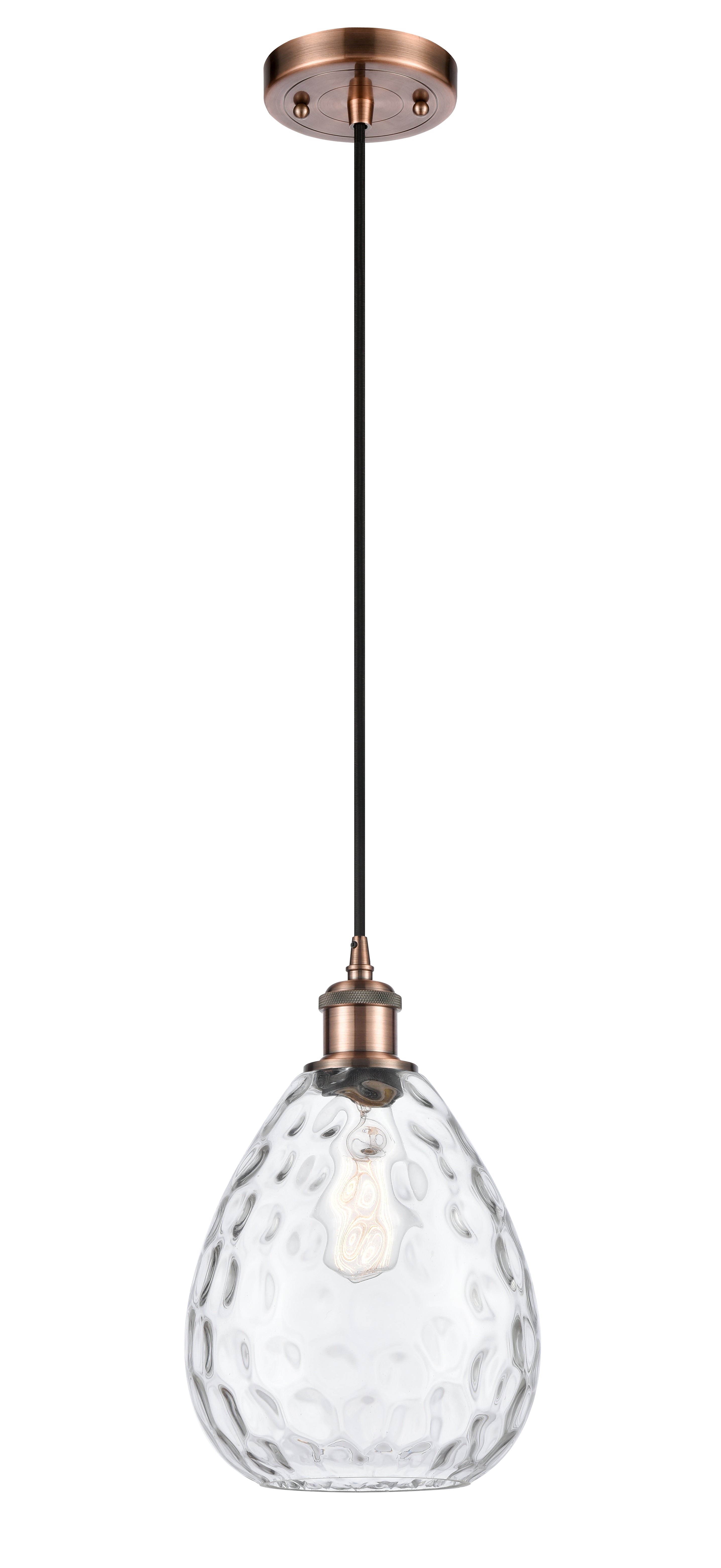 Ballston Mini Pendant Antique Brass Cast