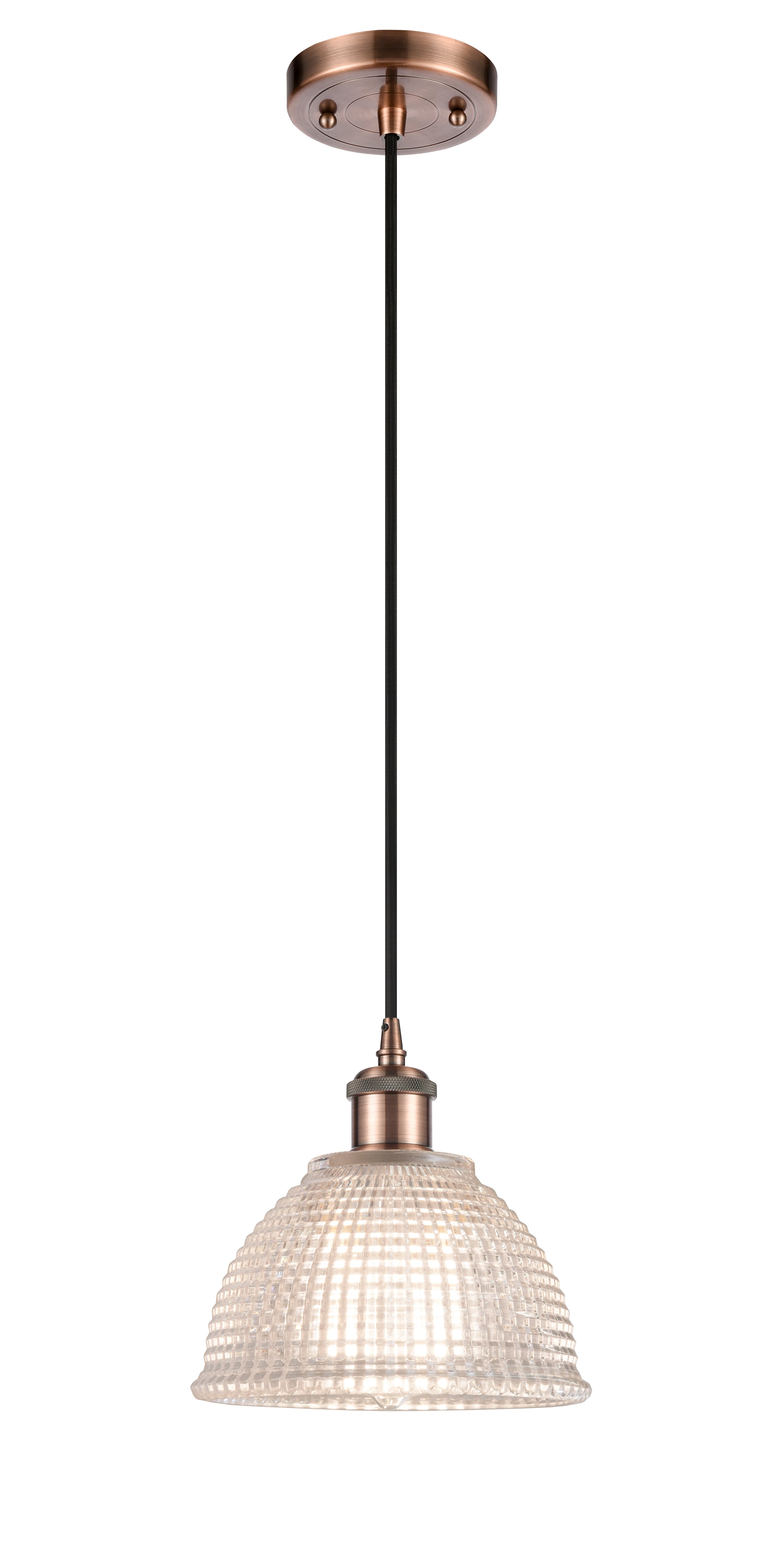 Ballston Mini Pendant Antique Brass Cast