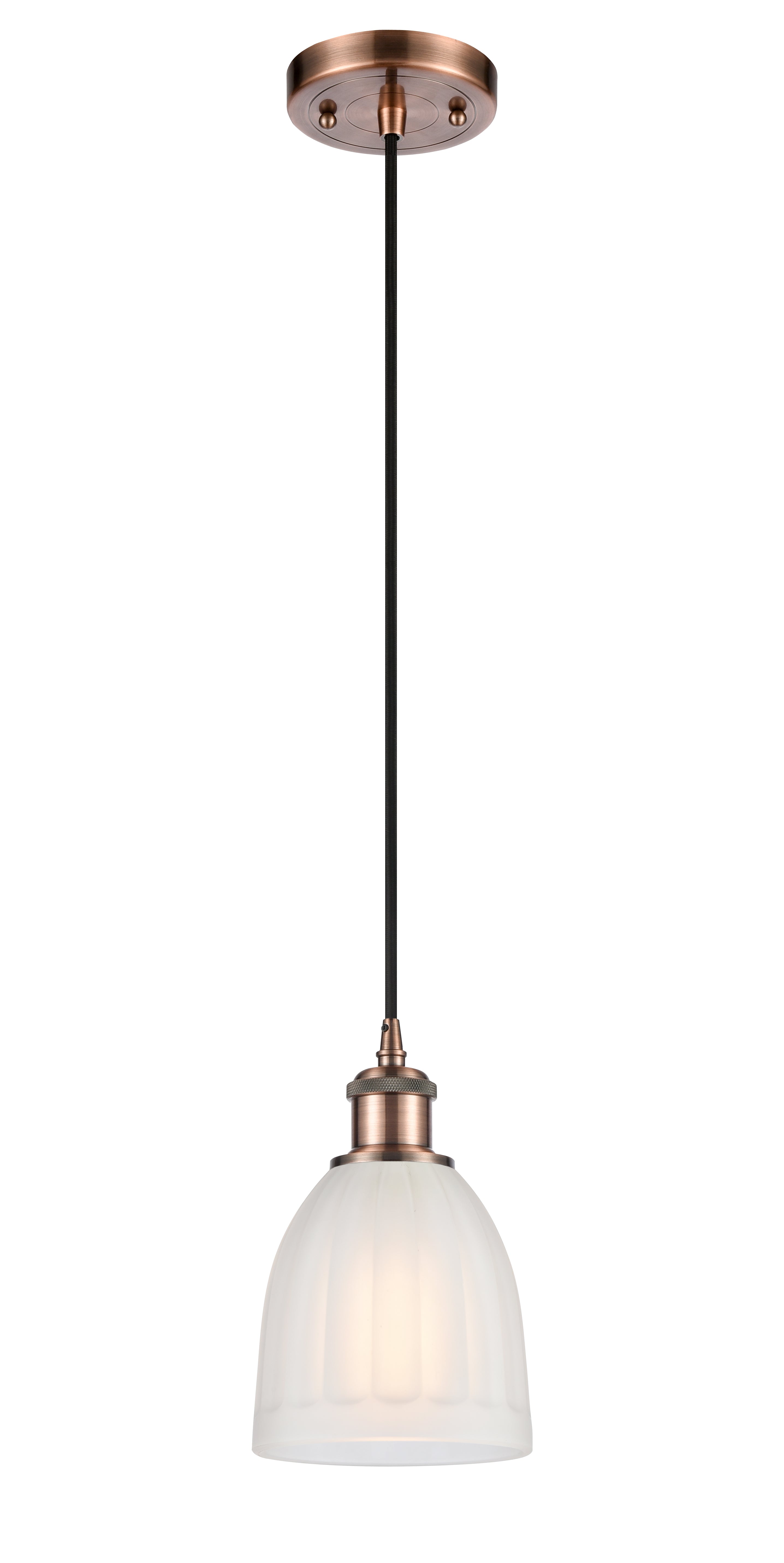 Ballston Mini Pendant Cast Brass Antique Brass
