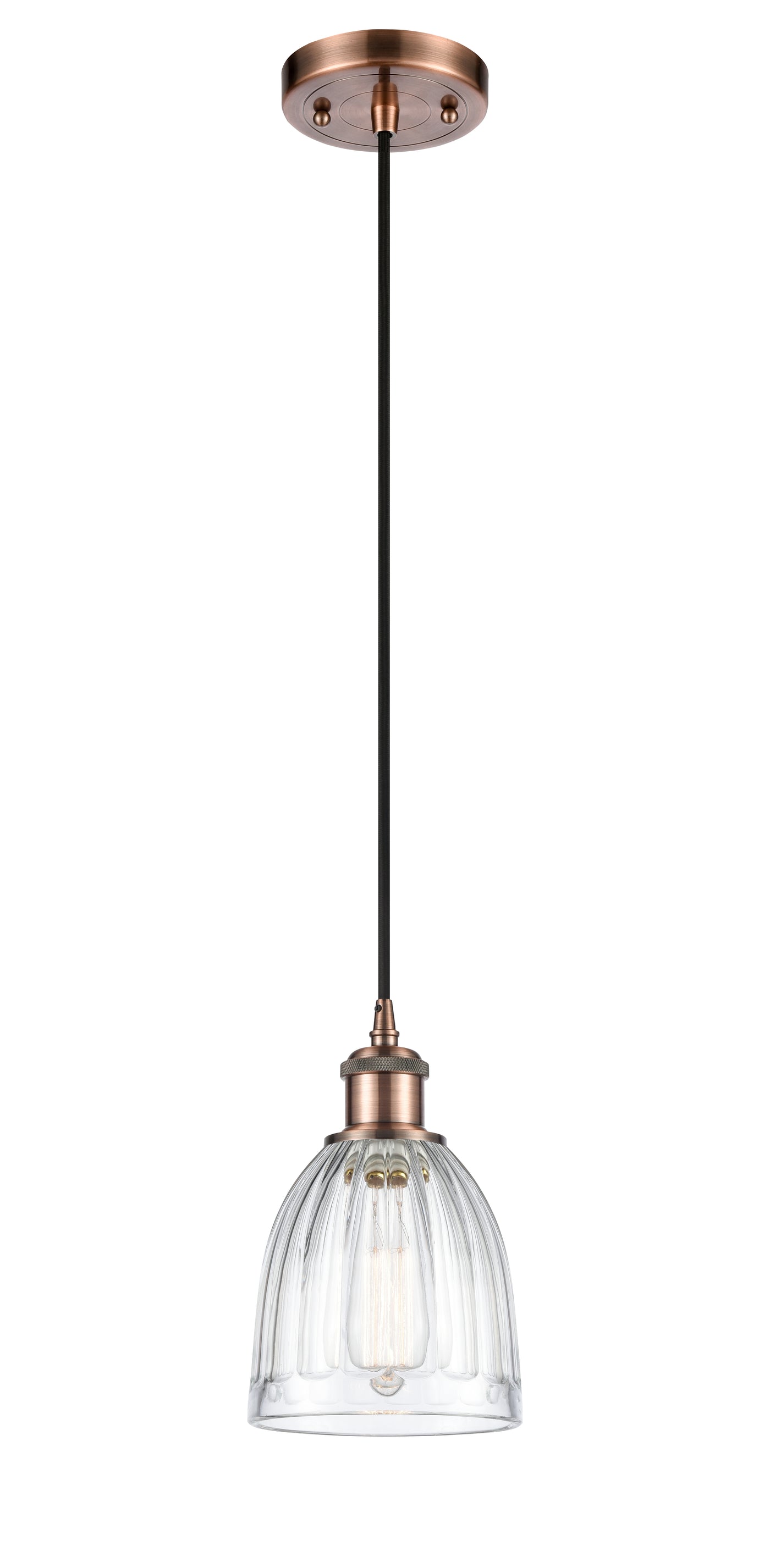 Ballston Mini Pendant Cast Brass Antique Brass