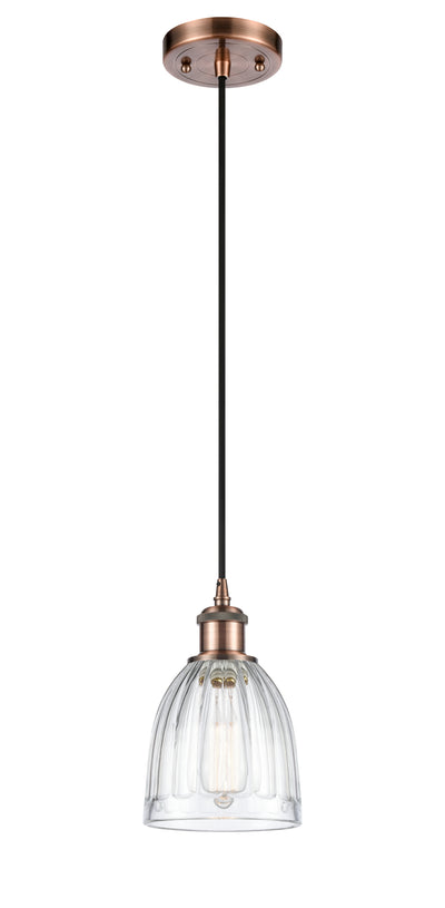 Ballston Mini Pendant Cast Brass Antique Brass