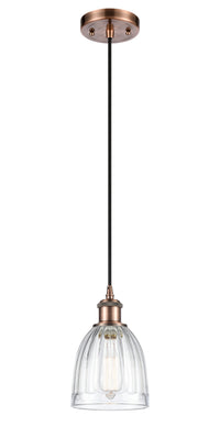 Ballston Mini Pendant Antique Brass Finish