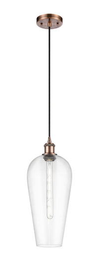 Ballston Mini Pendant Antique Brass Cast
