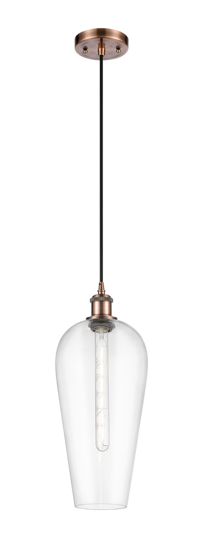 Ballston Mini Pendant Antique Brass Cast