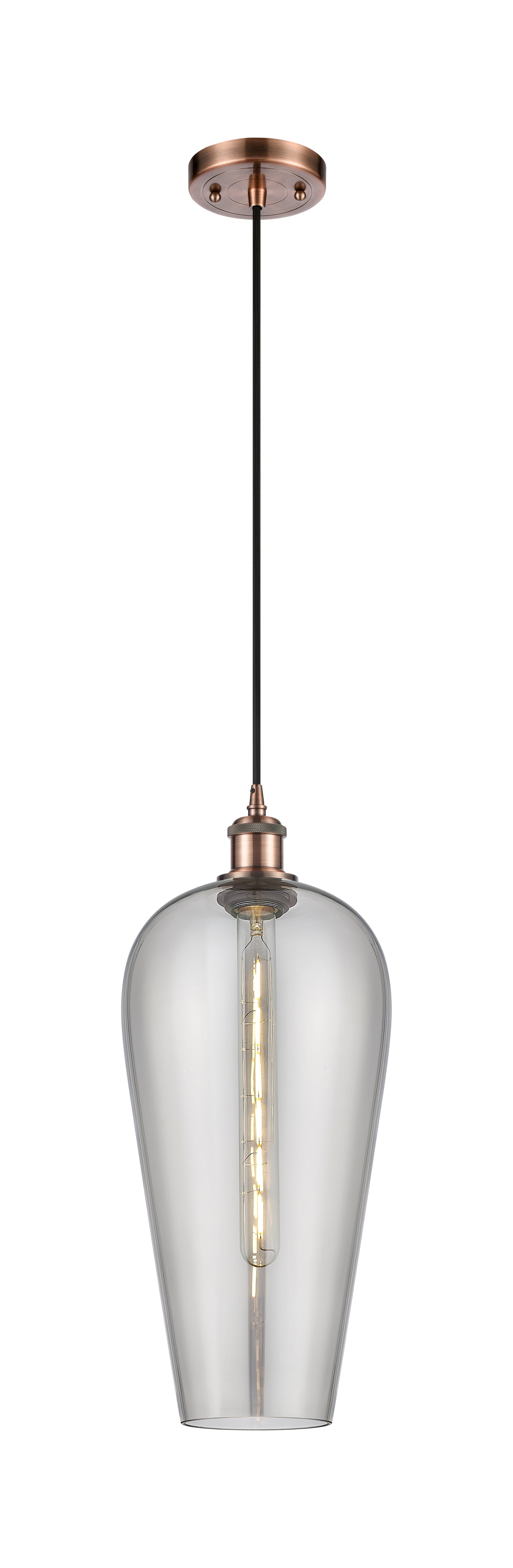 Ballston Mini Pendant Antique Brass Cast