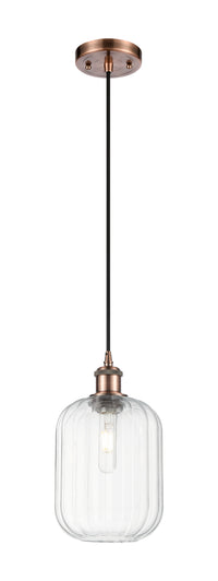 Ballston Mini Pendant Antique Brass Finish