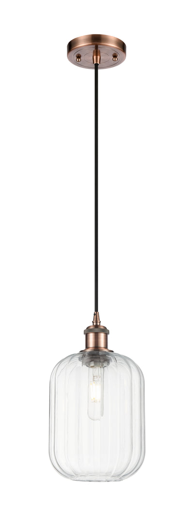 Ballston Mini Pendant Antique Brass Finish