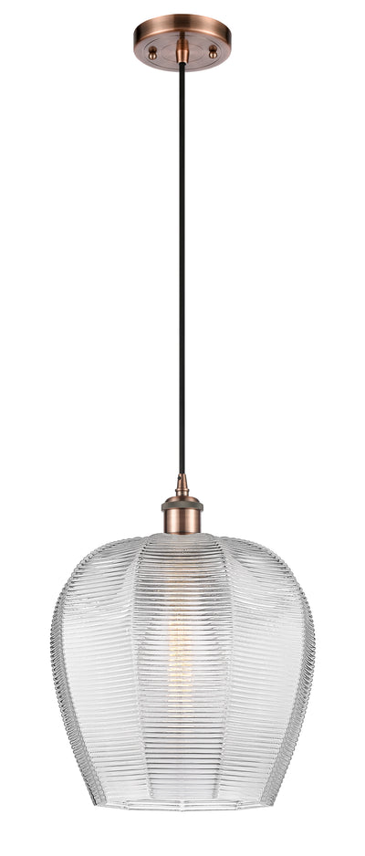 Ballston Mini Pendant Antique Brass Cast
