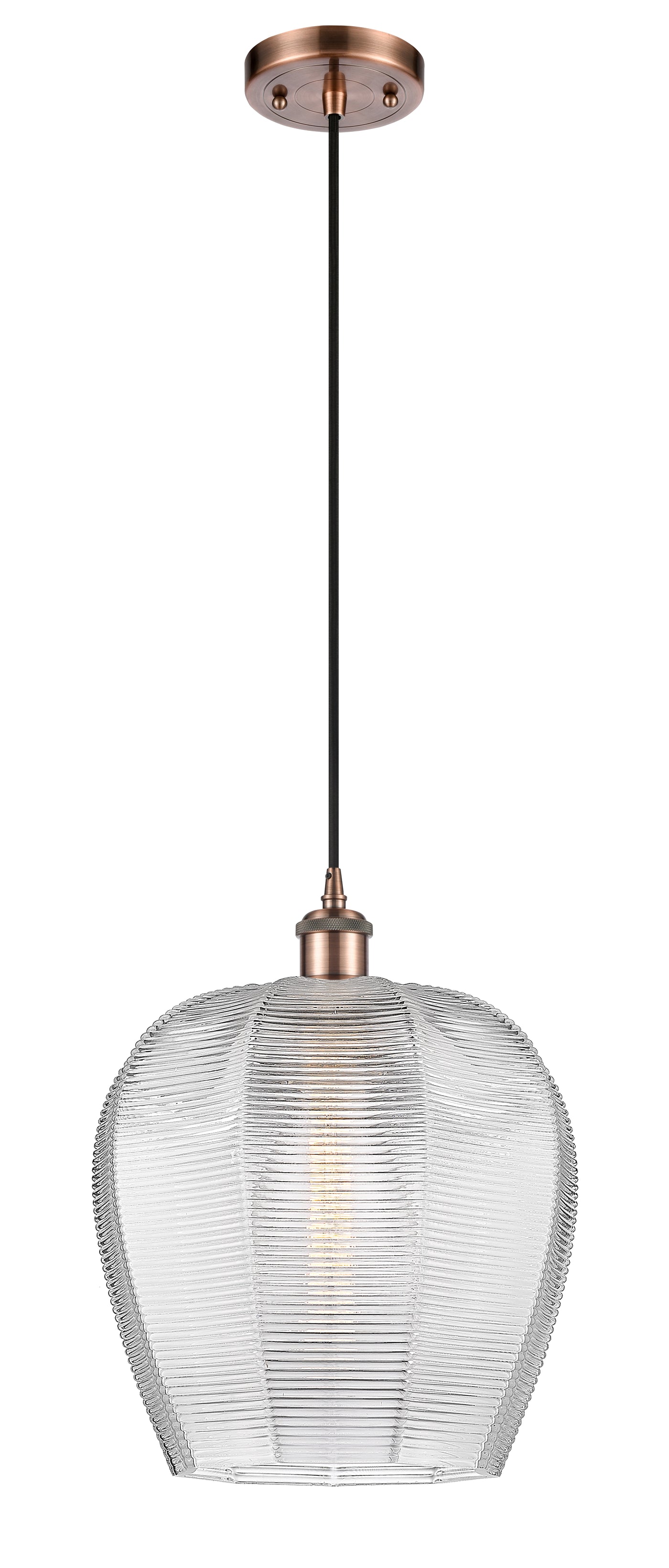Ballston Mini Pendant Antique Brass Finish