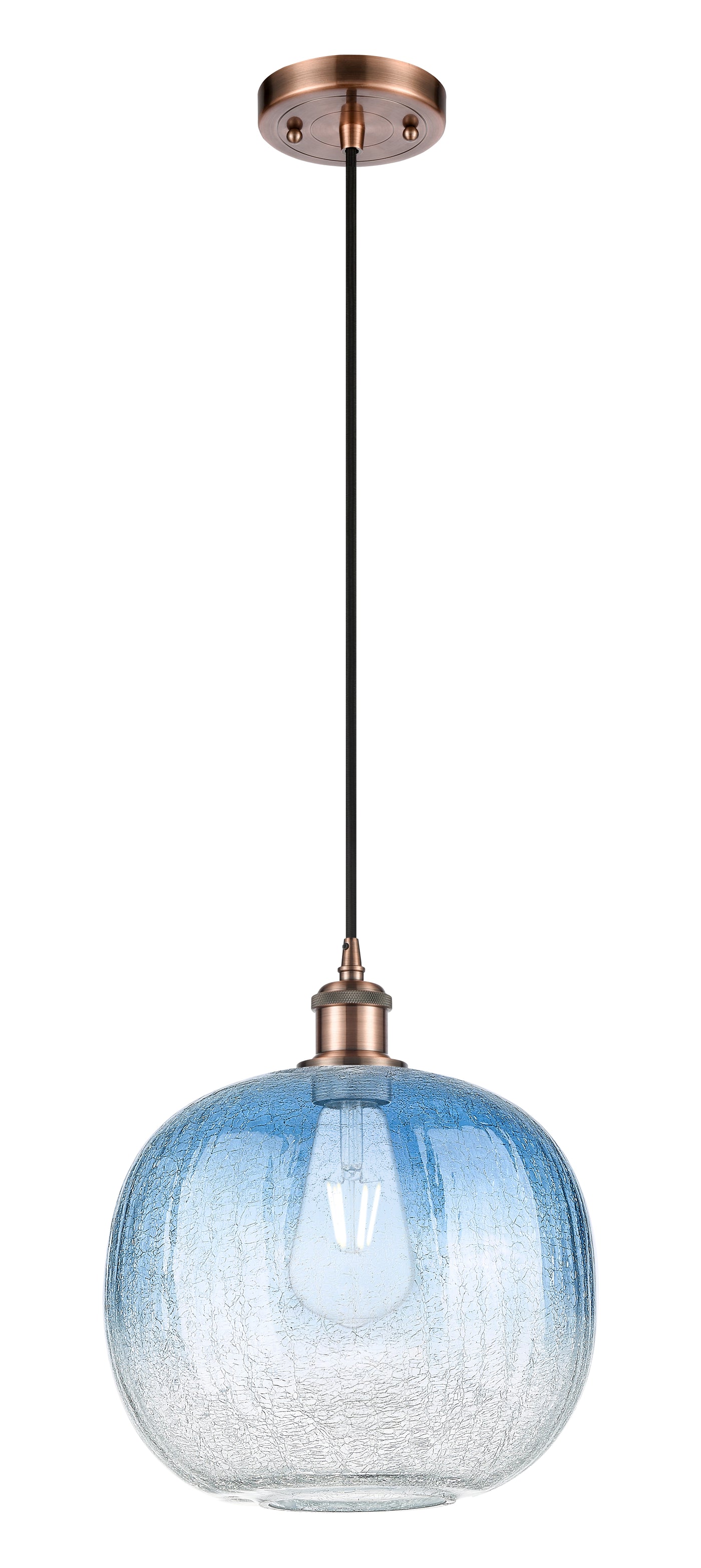 Ballston Mini Pendant Antique Brass Finish