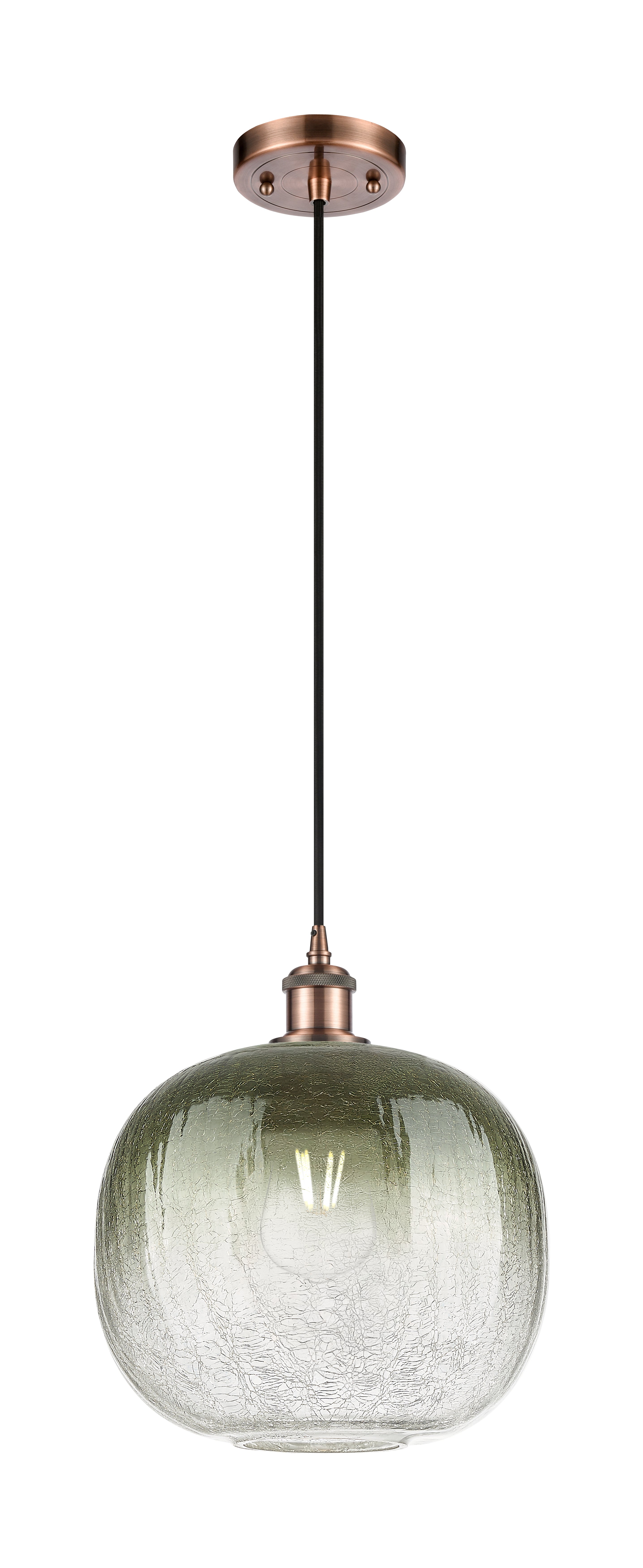 Ballston Mini Pendant Antique Brass Finish
