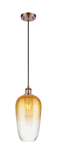 Ballston Mini Pendant Antique Brass 7 Inch