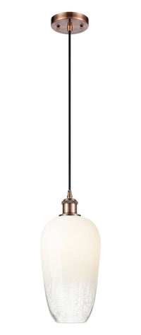 Ballston Mini Pendant Antique Brass 7 Inch