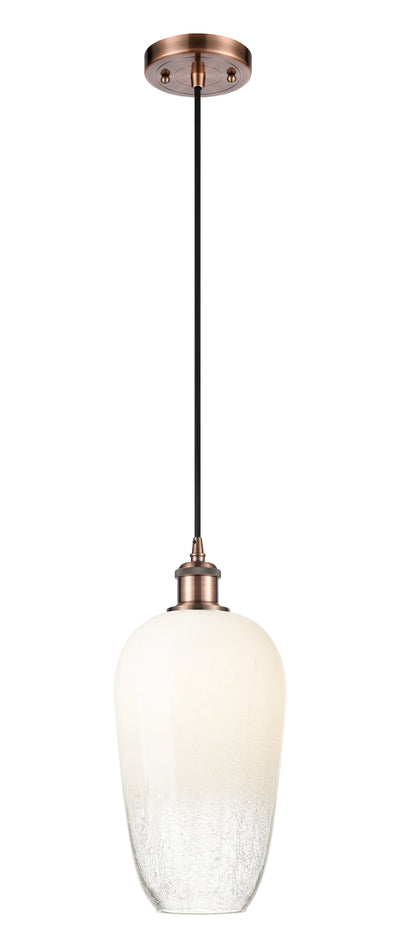 Ballston Mini Pendant Antique Brass 7 Inch