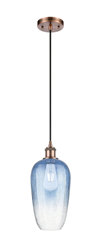 Ballston Mini Pendant Antique Brass 7 Inch