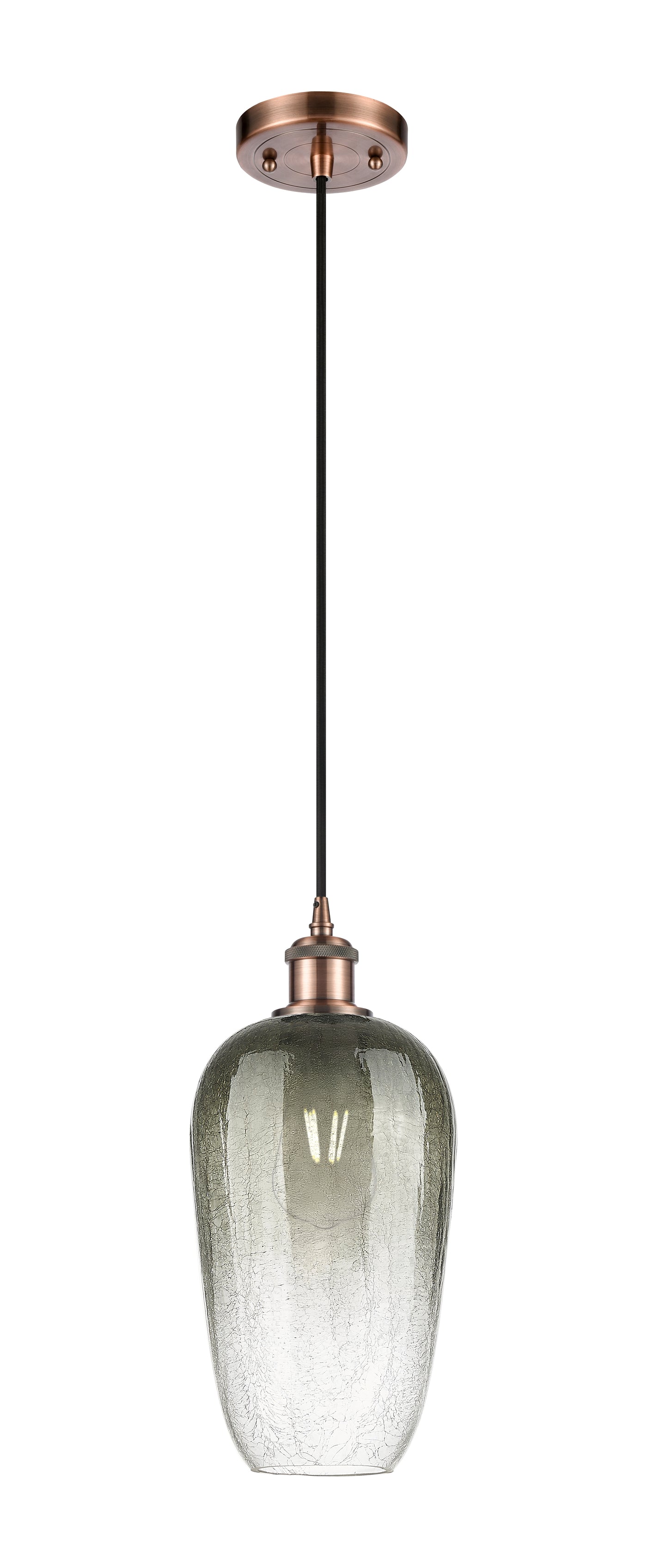 Ballston Mini Pendant Antique Brass 7 Inch