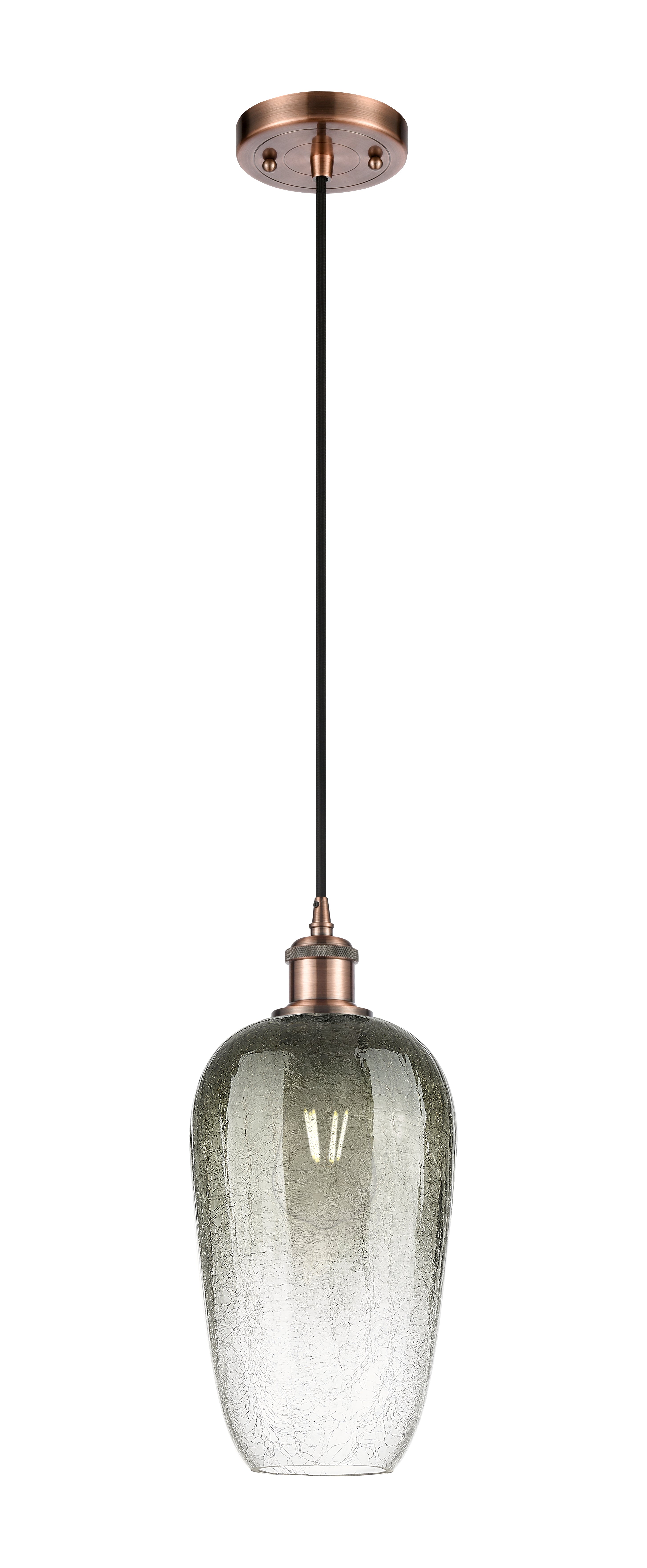 Ballston Mini Pendant Antique Brass 7 Inch
