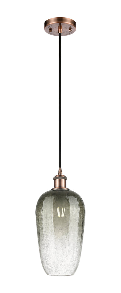 Ballston Mini Pendant Antique Brass 7 Inch