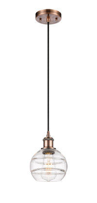 Ballston Mini Pendant Antique Brass Finish