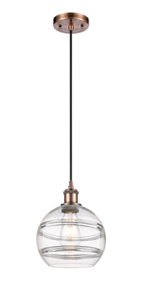 Ballston Mini Pendant Antique Brass Finish